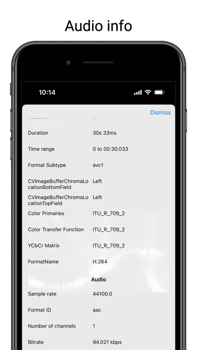 Capturas de pantalla de Video Info Checker