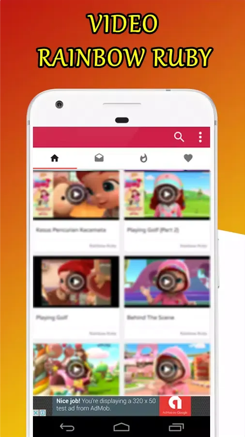 Capturas de tela do Rainbow Rubby Video Collection