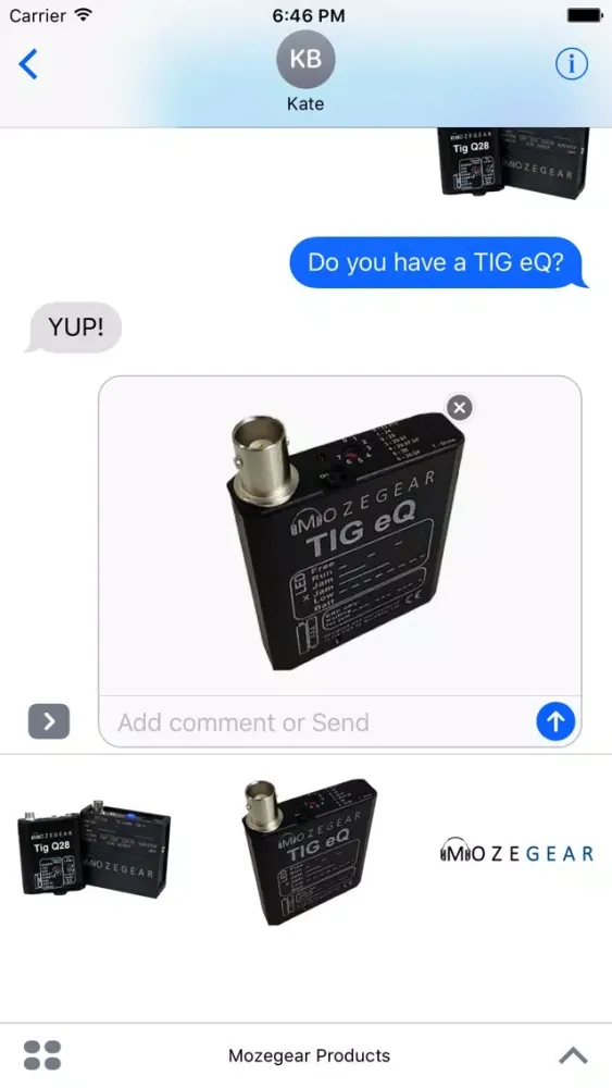 Mozegear Stickers应用截图