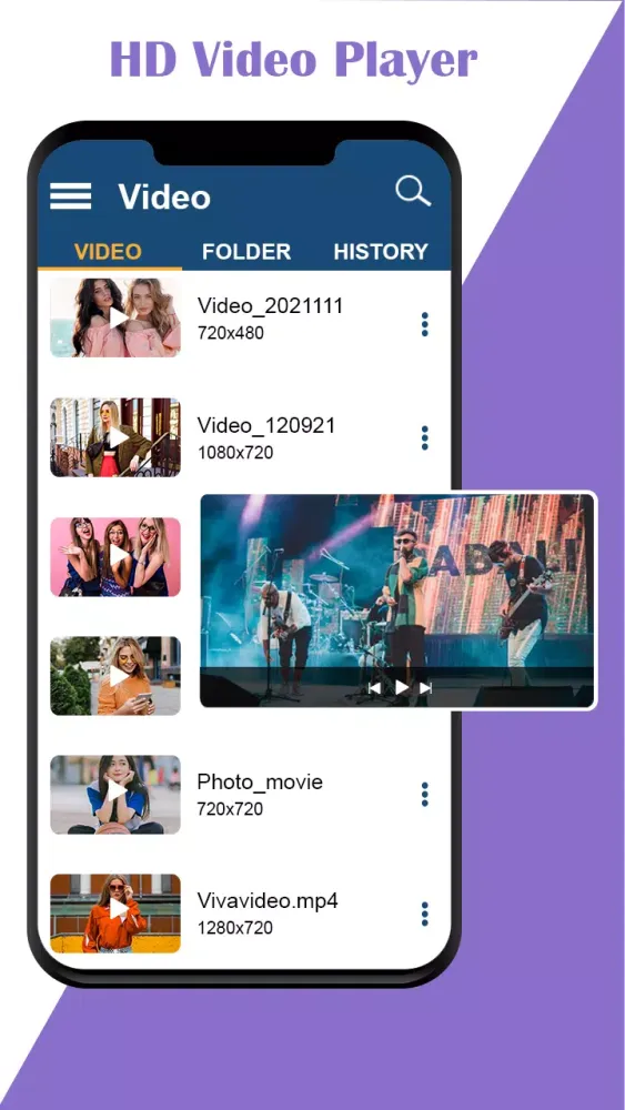 Video Player Screenshots