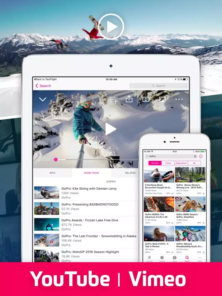 Capturas de pantalla de Video Tube™: Stream Play Watch iPad 