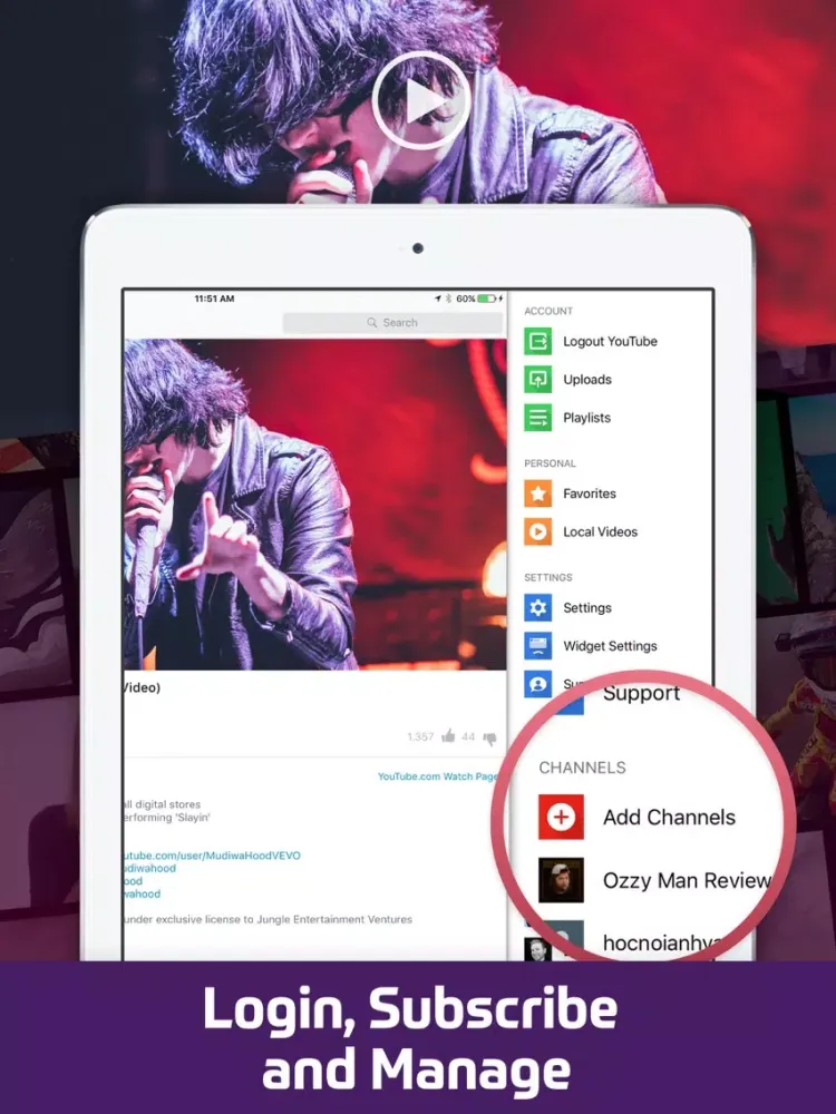 Capturas de pantalla de Video Tube™: Stream Play Watch iPad 
