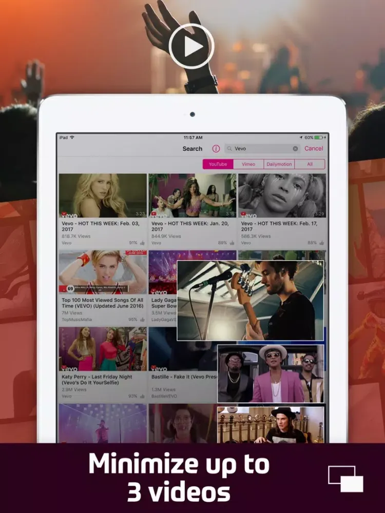 Capturas de pantalla de Video Tube™: Stream Play Watch iPad 