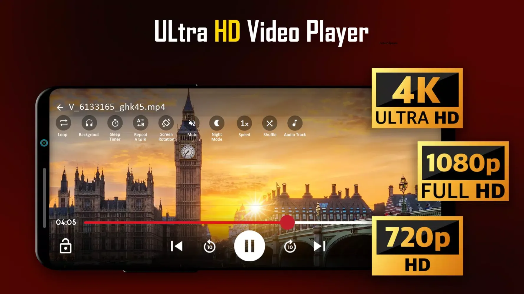 Captures d'écran de HD Video Player - Media Player
