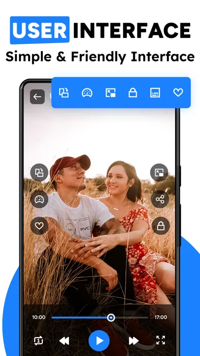 Capturas de tela do video player - HD Video Player