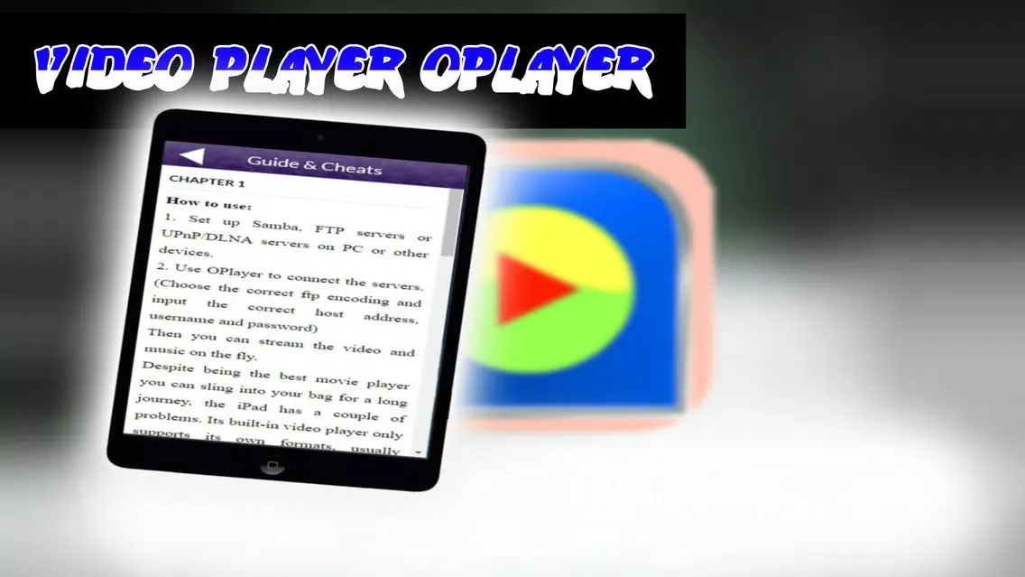 Ảnh chụp màn hình của App Guide for Video player OPlayer