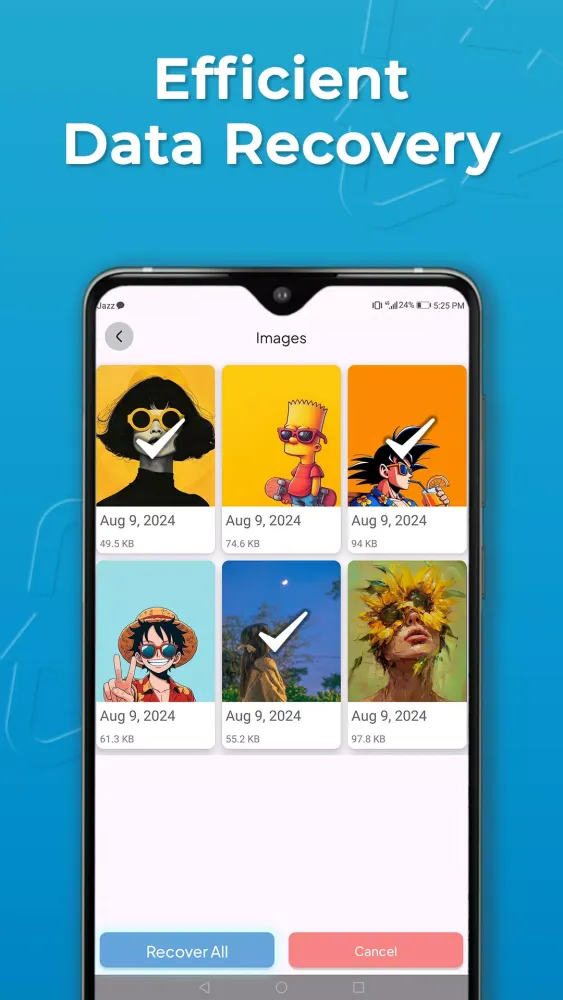 Zrzuty ekranu Delete Video Recovery App