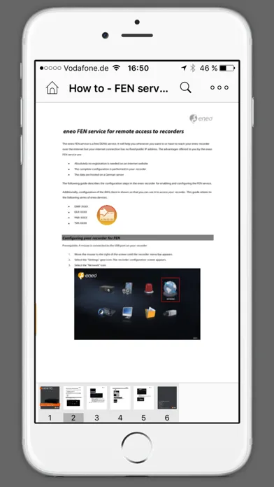 eneo InfoHub – the presentation and info tool from the specialist for video security Ekran Görüntüleri