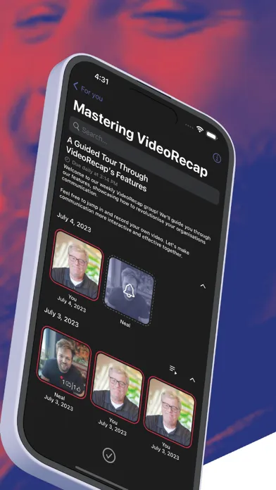 Zrzuty ekranu VideoRecap