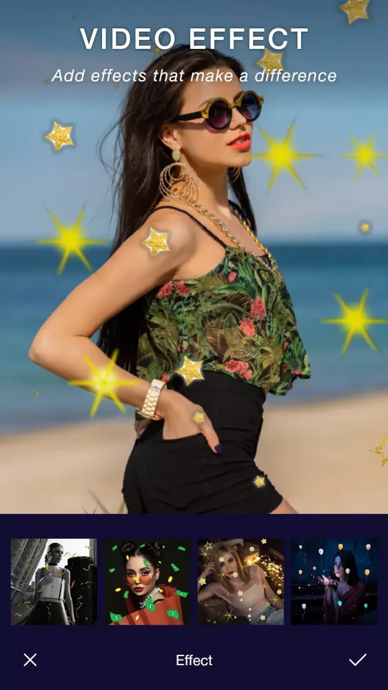ภาพหน้าจอของ Video maker: photo video maker