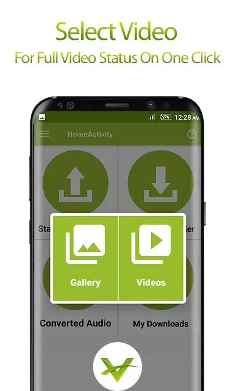 Tangkapan layar Video Splitter: Status Saver