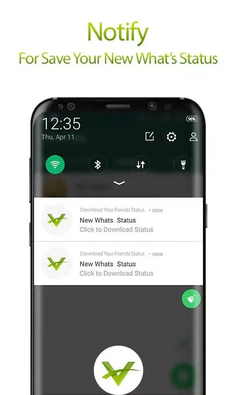 Tangkapan layar Video Splitter: Status Saver