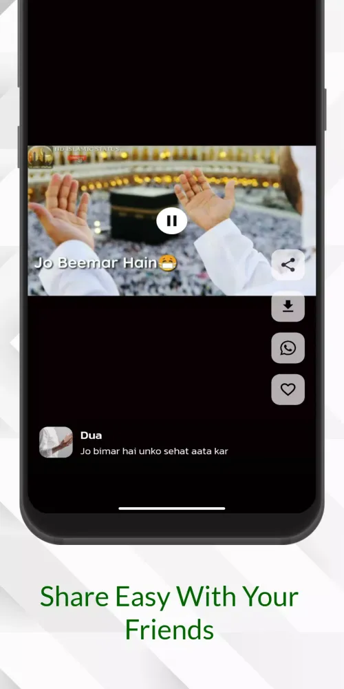 Tangkapan skrin Islamic Video Status Naat Zikr