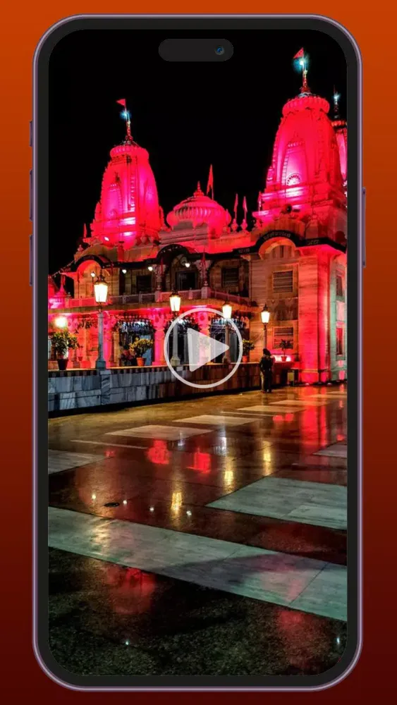 Ảnh chụp màn hình của Ram Mandir Video Status Ayodhy
