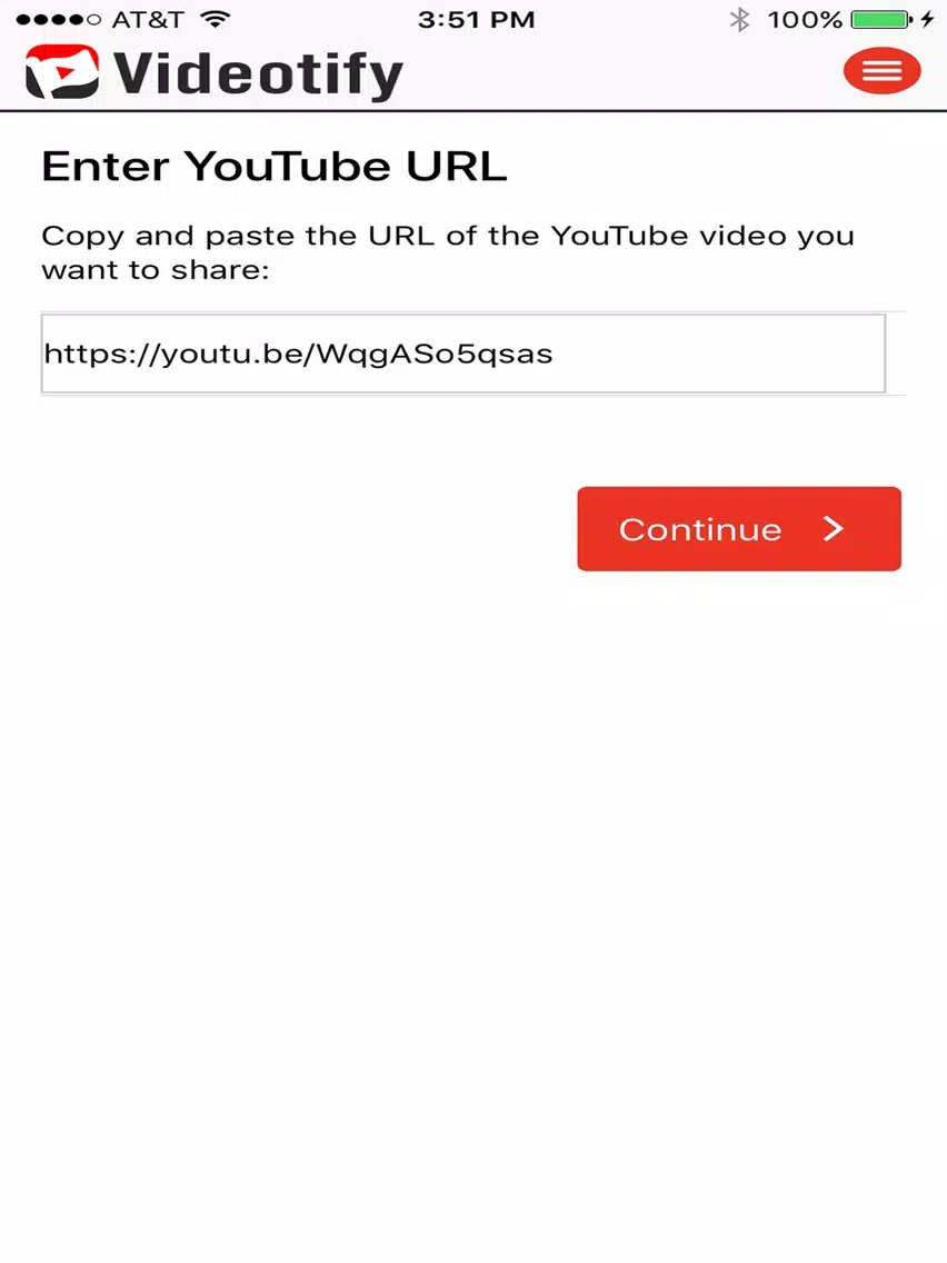 Videotify iPad  Screenshots