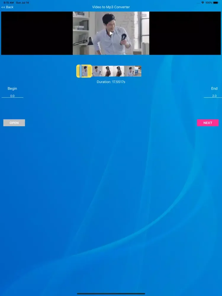 تصاویر Video to Mp3 - Convert Video iPad 