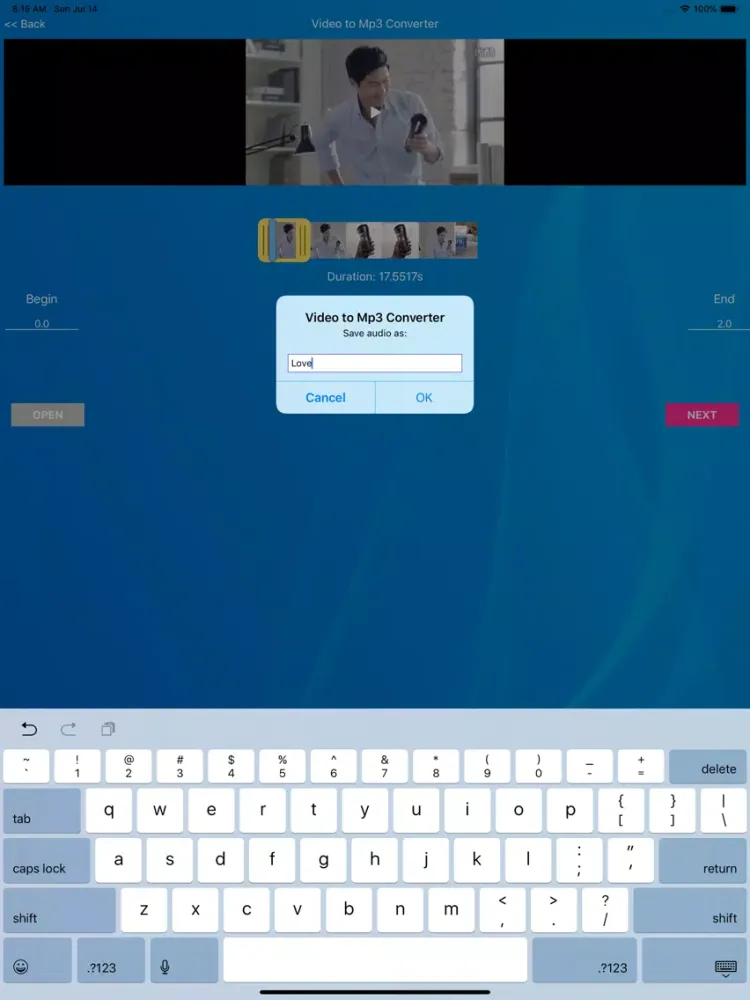 تصاویر Video to Mp3 - Convert Video iPad 