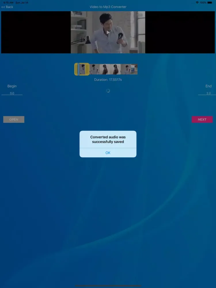 تصاویر Video to Mp3 - Convert Video iPad 