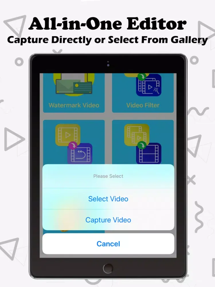 Ảnh chụp màn hình của Kinemaker Prime Video Editor P iPad 