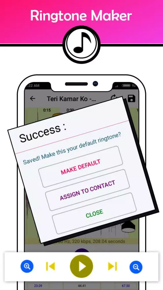 Zrzuty ekranu Ringtone Cutter : Mp3 Cutter