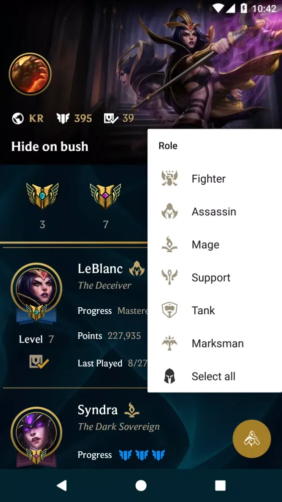 Screenshot di LoL Mastery and Chest