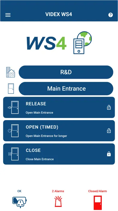 WS4 Access Control Ekran Görüntüleri