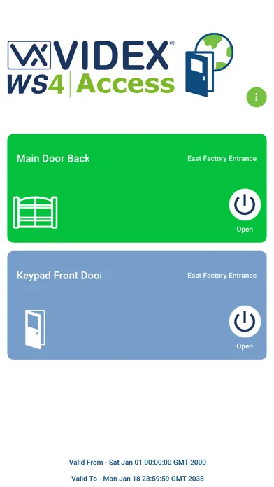 Zrzuty ekranu WS4 Access