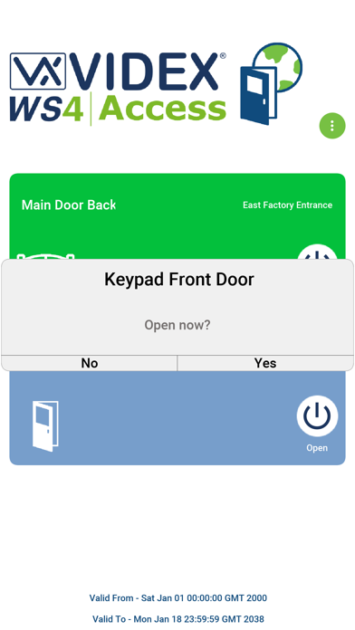WS4 Access Screenshots