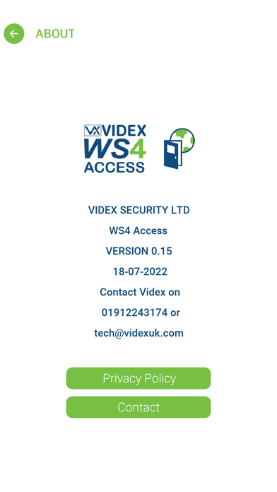 WS4 Access Screenshots