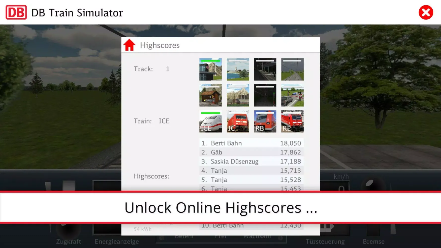 DB Train Simulator Ekran Görüntüleri