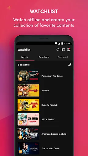 Vidio: Sports, Movies, Series سکرین شاٹس