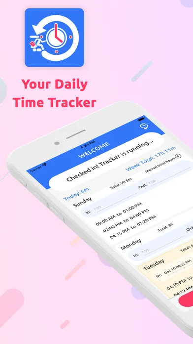 Capturas de tela do Track My Hours - Be Productive