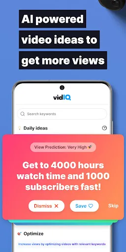 vidIQ for YouTube Screenshots