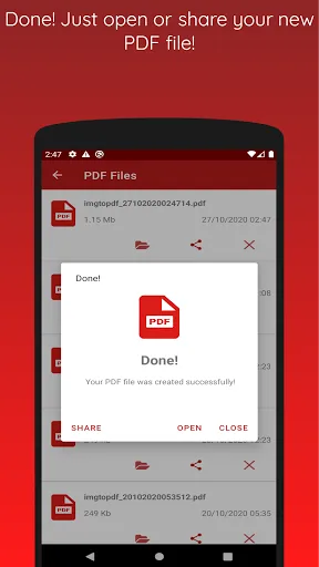 Captures d'écran de Image to PDF - JPG to PDF
