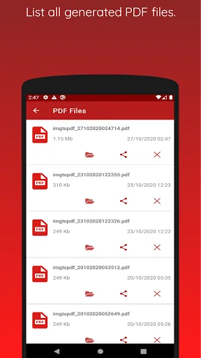 Captures d'écran de Image to PDF - JPG to PDF