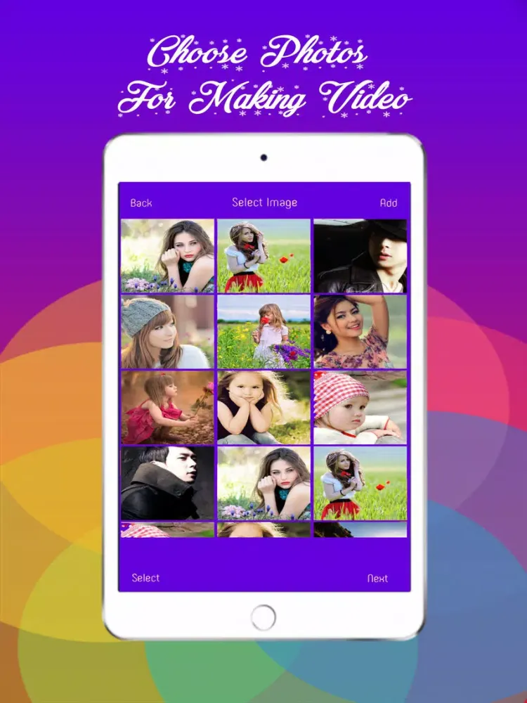 صور VidMate Movie Maker - Photo Video Collage iPad 