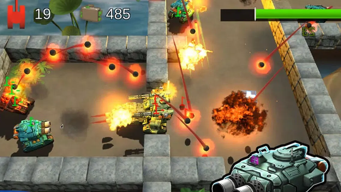 Tank Hero Block Laser Wars应用截图