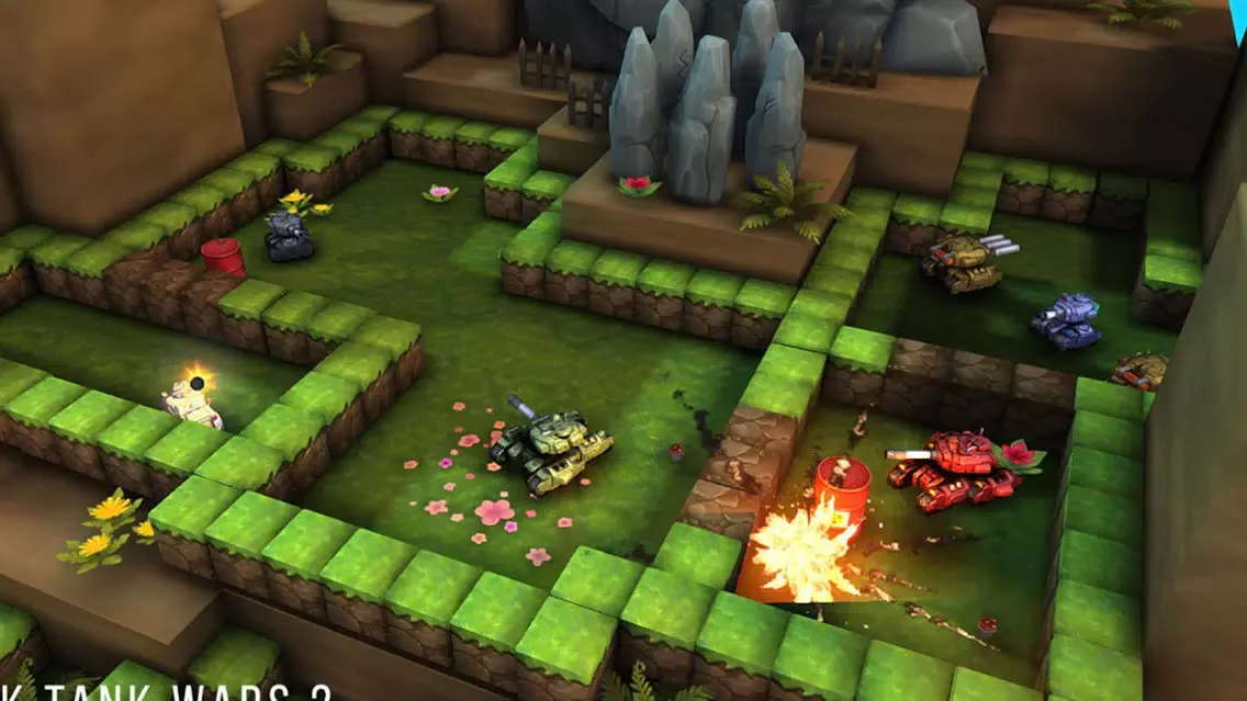 Tank Hero Block Laser Wars应用截图