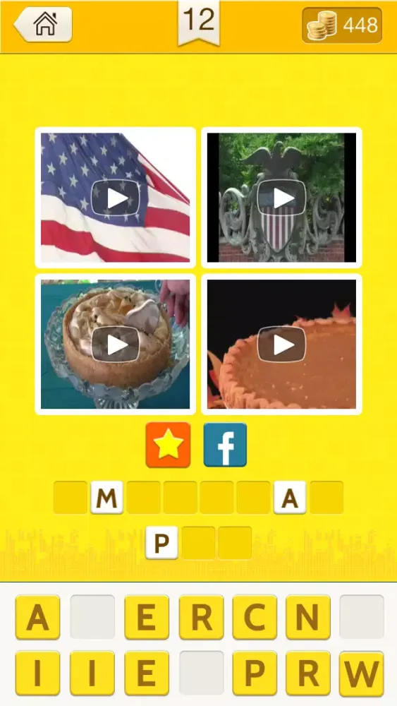 4 Vids 1 Song - Pics and video FREE word search games quiz Screenshots
