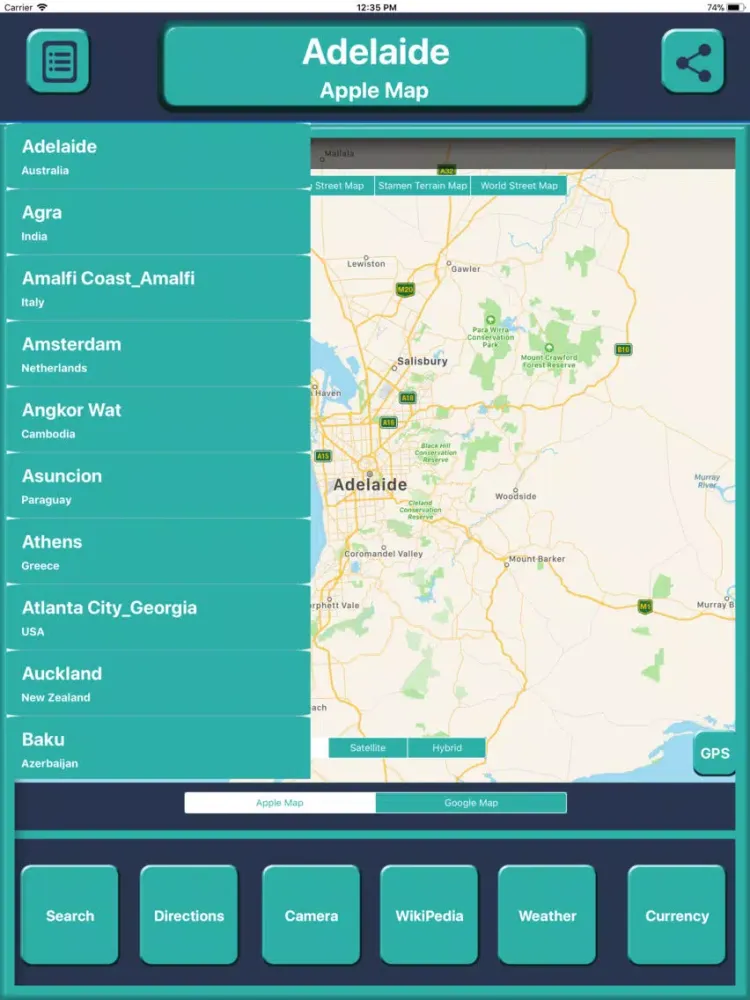 Captures d'écran de Travel to World Best Places iPad 