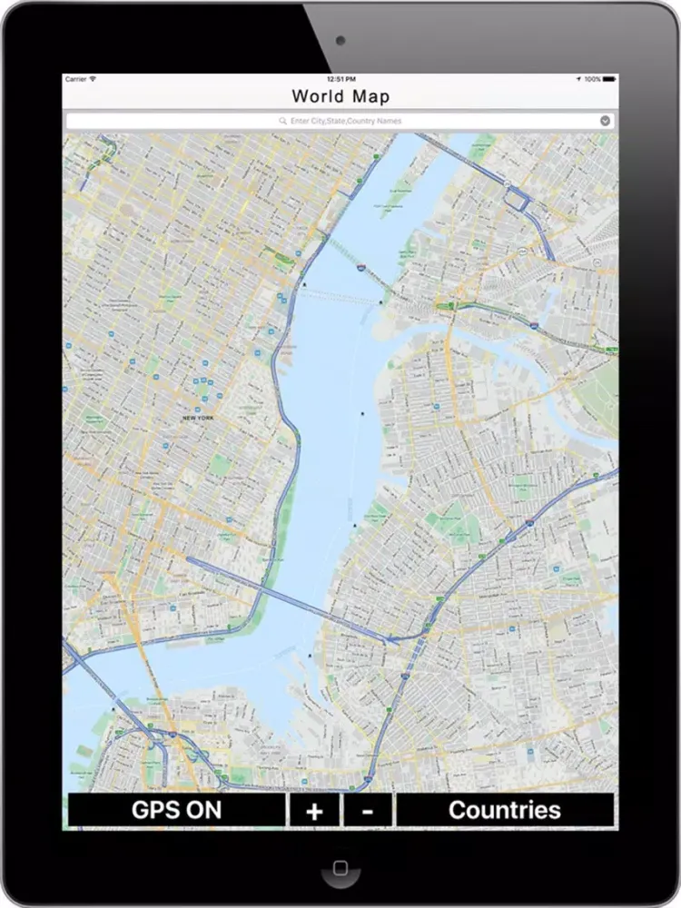 Screenshot di All in One World Maps - Online iPad 