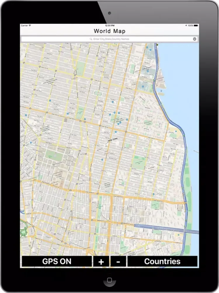 Screenshot di All in One World Maps - Online iPad 