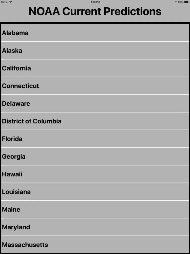 تصاویر Noaa Current Predictions HD iPad 
