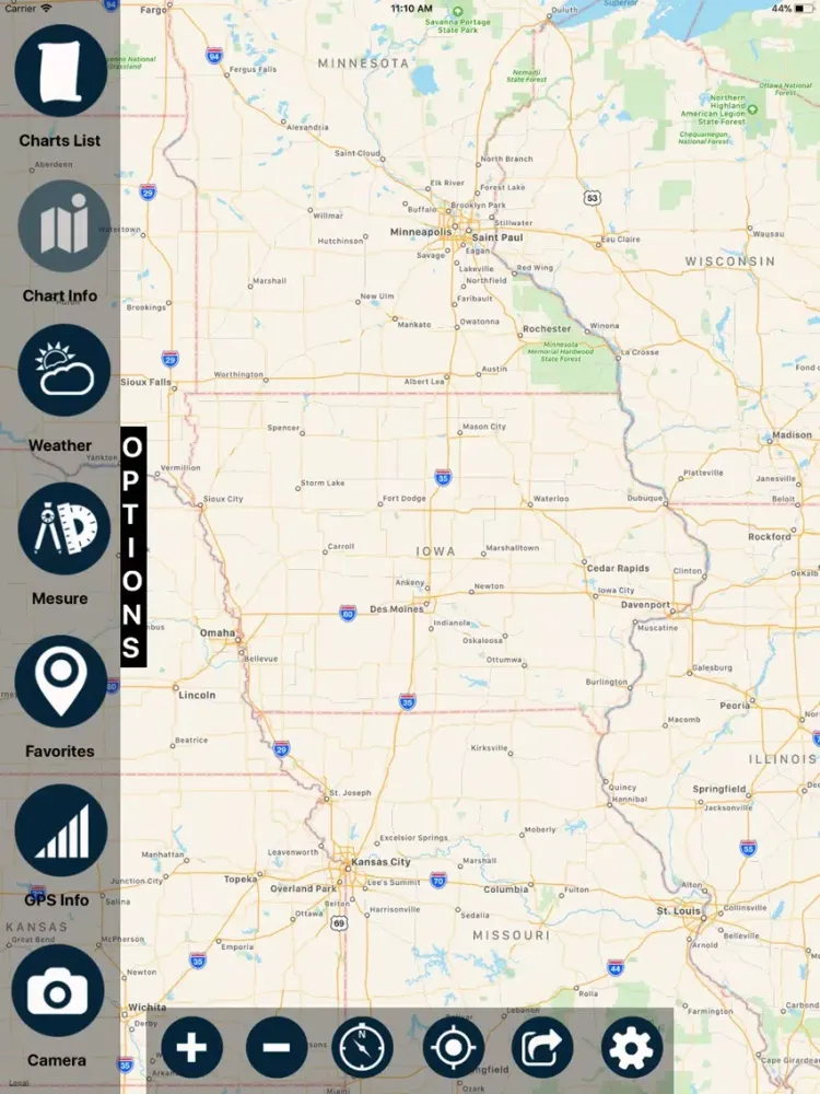 Iowa Marine Charts RNC iPad  স্ক্রিনশট