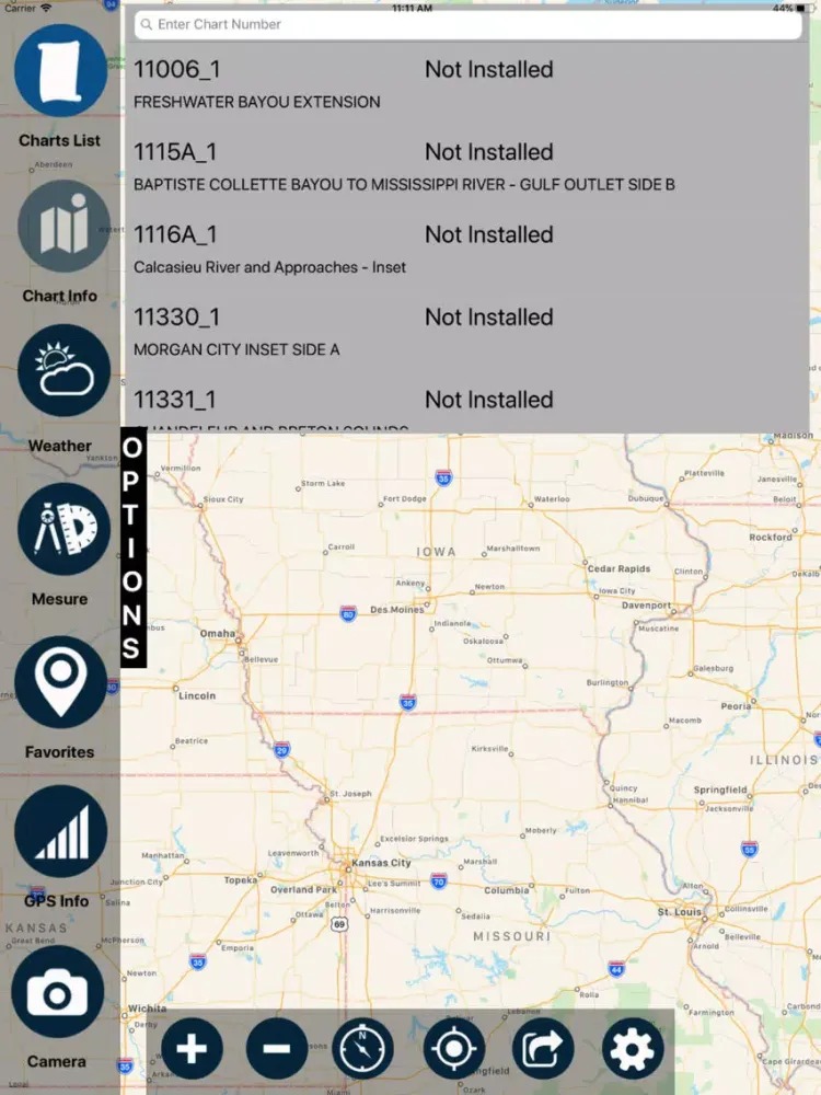 Iowa Marine Charts RNC iPad  স্ক্রিনশট