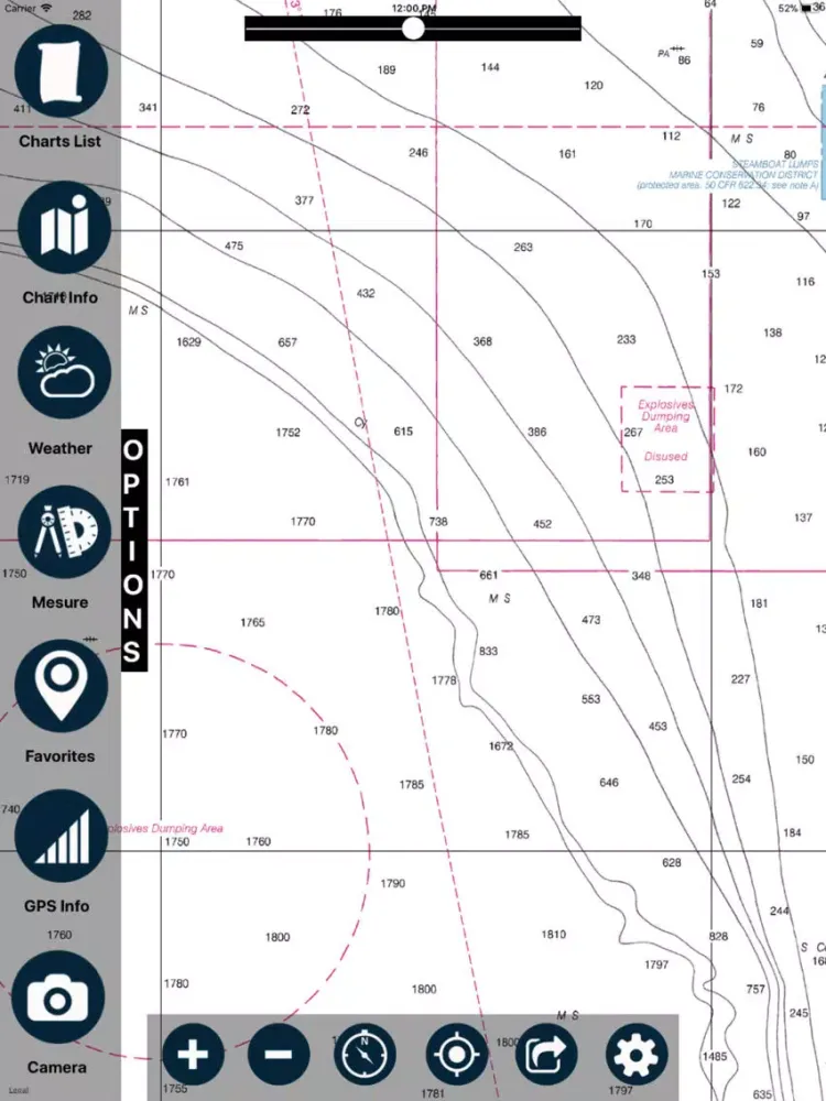 Texas Marine Charts RNC iPad  スクリーンショット