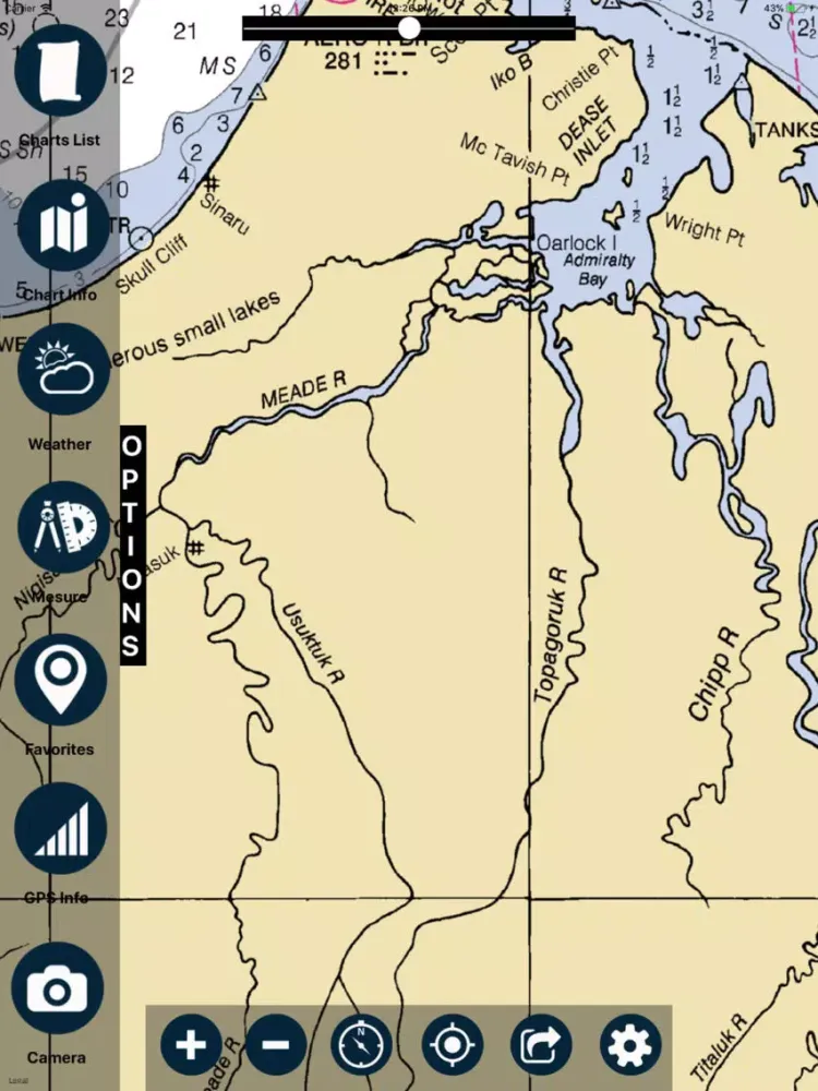 Ảnh chụp màn hình của Maine Marine Charts RNC iPad 