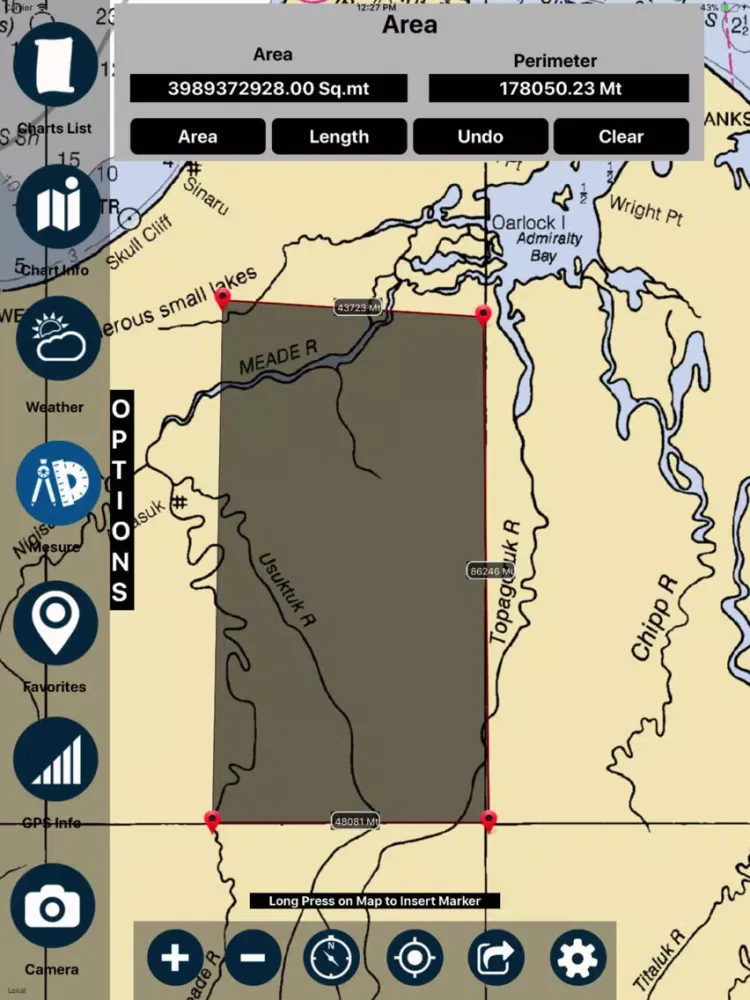 Ảnh chụp màn hình của Maine Marine Charts RNC iPad 
