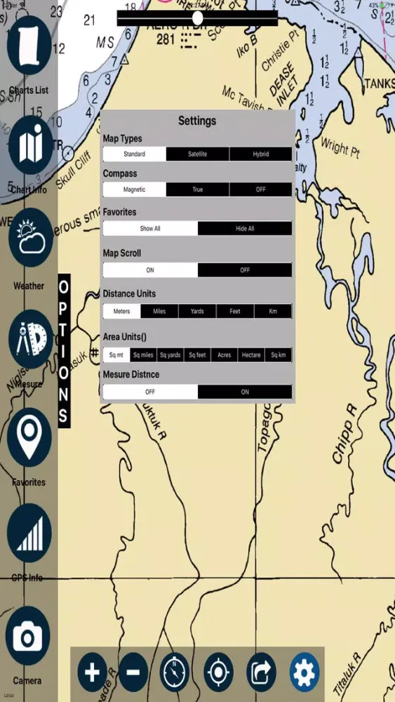 Ảnh chụp màn hình của Maine Marine Charts RNC
