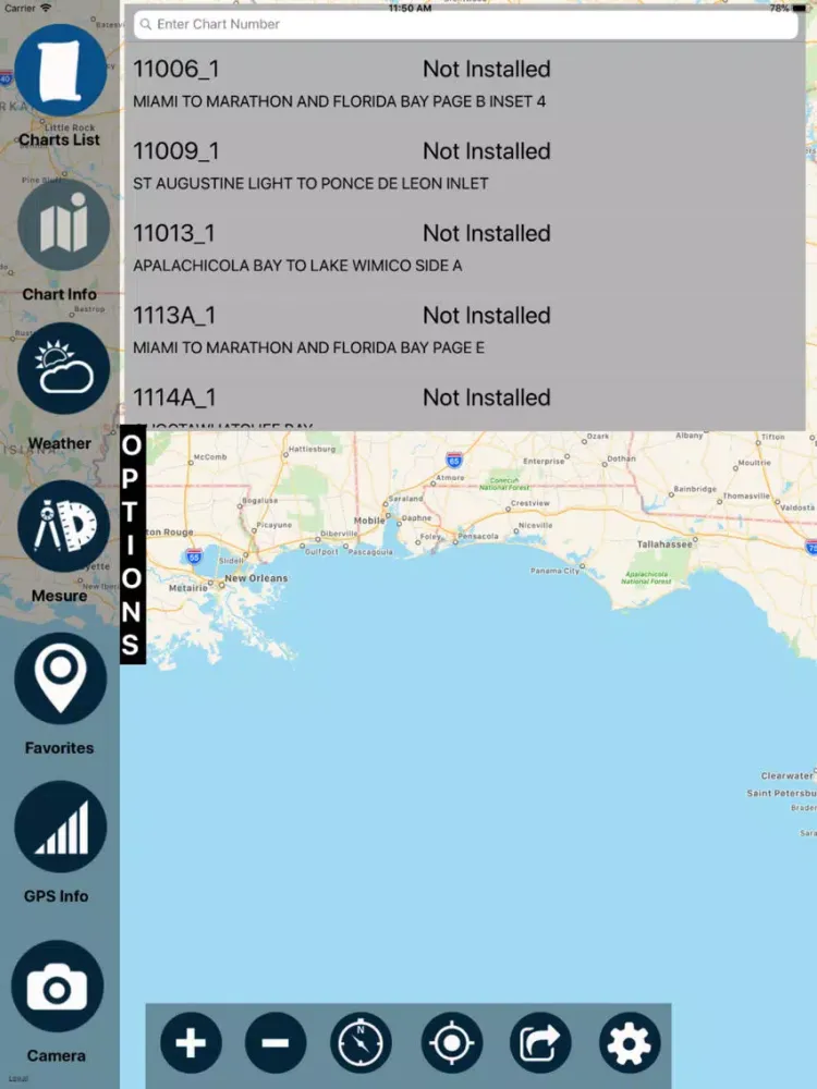 Captures d'écran de Florida Marine Charts RNC iPad 